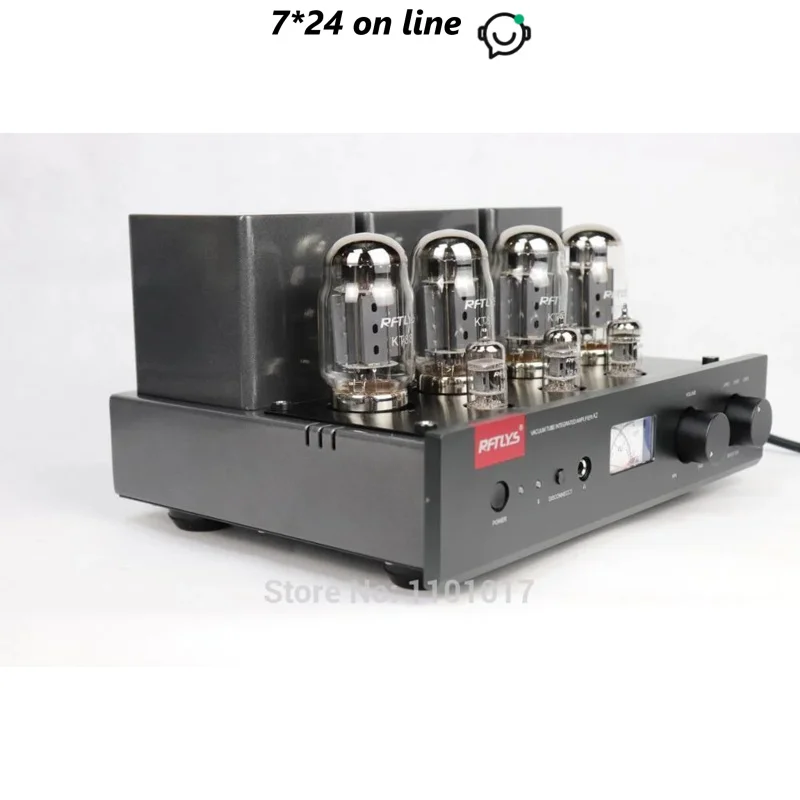 Rftlys A2 KT88 Push Pull Tube Amplifier Integrated 12au7 Lamp Amp with Bluetooth
Rftlys A2 KT88 Push Pull Tube Amplifier Integrated 12au7 Lamp Amp with Bluetooth