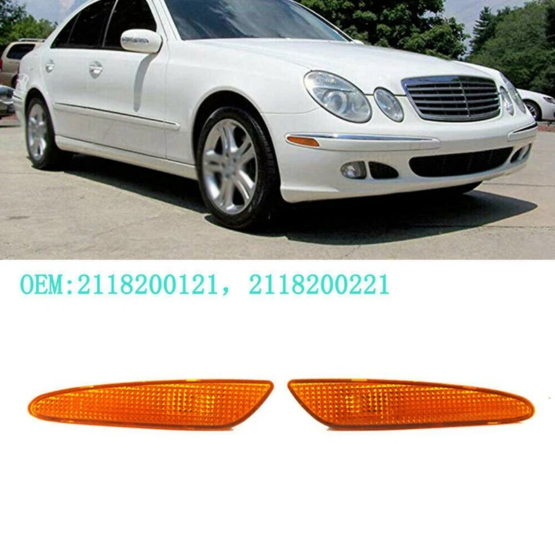 1 пара, Передние боковые фонари для Mercedes Benz W211 E-Class E320 E350 E550 E63 07-09 A2118200921 A2118201021
1 пара, Передние боковые фонари для Mercedes Benz W211 E-Class E320 E350 E550 E63 07-09 A2118200921 A2118201021