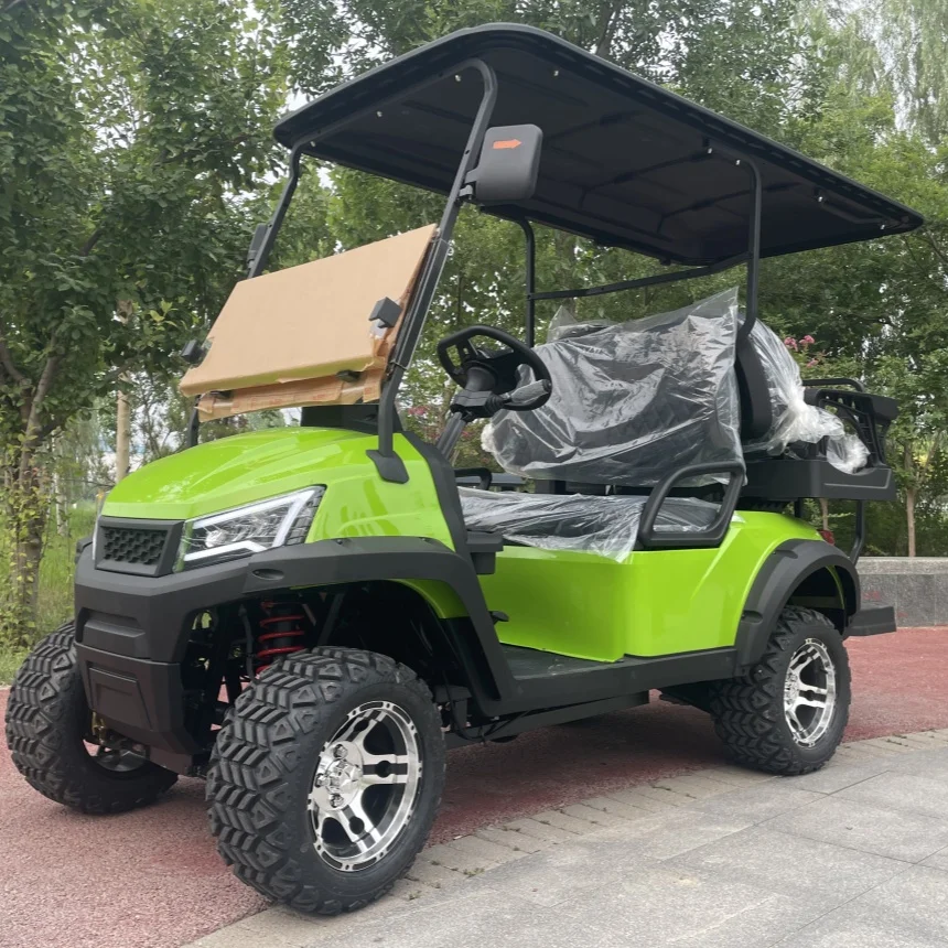 2025 Off-Road 4 Seat 48/60/72V Lithium Battery Electric Golf Cart Multi-Color Light Flashing Golf Cart With Roof Ambient Light
2025 Off-Road 4 Seat 48/60/72V Lithium Battery Electric Golf Cart Multi-Color Light Flashing Golf Cart With Roof Ambient Light