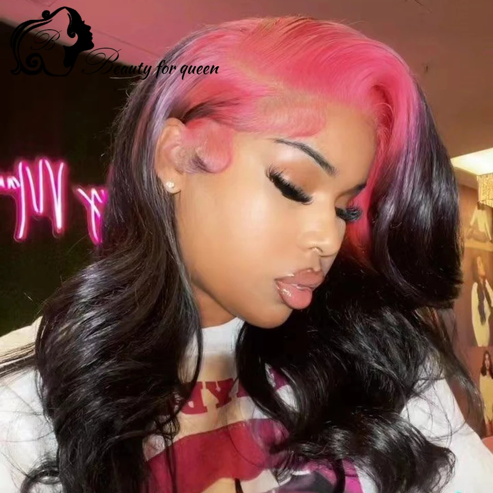 Brazilian Remy 2026 High Quality Pink Black HD Transparent Colored 13x4 Lace Front Wig Body Wave Human Hair Wig Hot Sale Cosplay
Brazilian Remy 2026 High Quality Pink Black HD Transparent Colored 13x4 Lace Front Wig Body Wave Human Hair Wig Hot Sale Cosplay