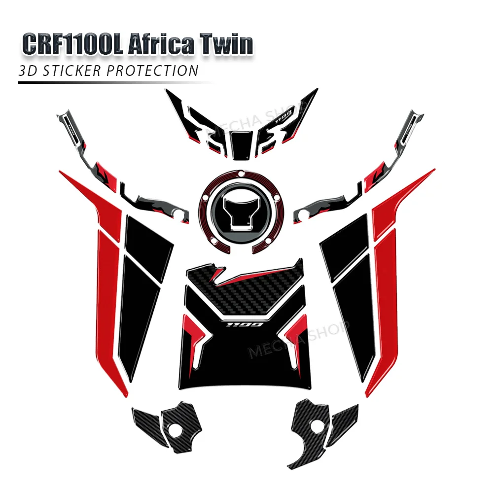 For Africa Twin CRF1100L 1100CRF 2024 2025 2026 3D Reisin Sticker Kit Front Fender Protector Tank Pad Sticker
For Africa Twin CRF1100L 1100CRF 2024 2025 2026 3D Reisin Sticker Kit Front Fender Protector Tank Pad Sticker