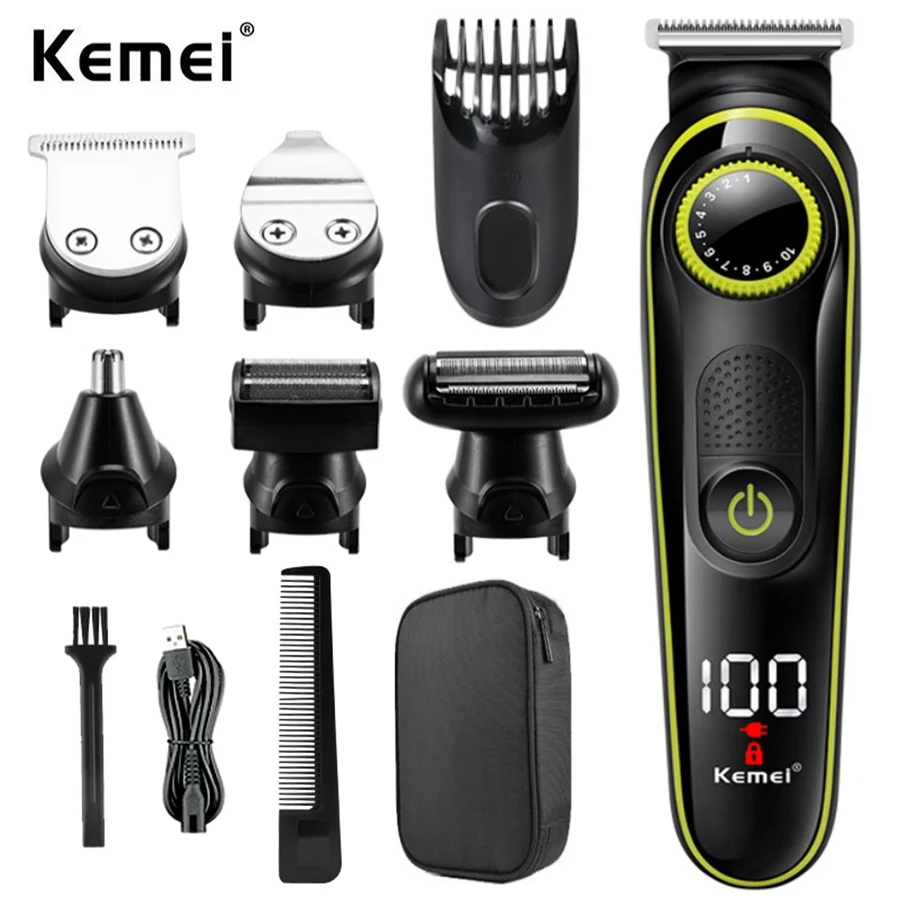 Electric Hair Clipper Multifunctional Trimmer For Men Electric Shaver For Men's Razor Nose Trimmer 5 In 1 Hair Cutting Machine
Electric Hair Clipper Multifunctional Trimmer For Men Electric Shaver For Men's Razor Nose Trimmer 5 In 1 Hair Cutting Machine
