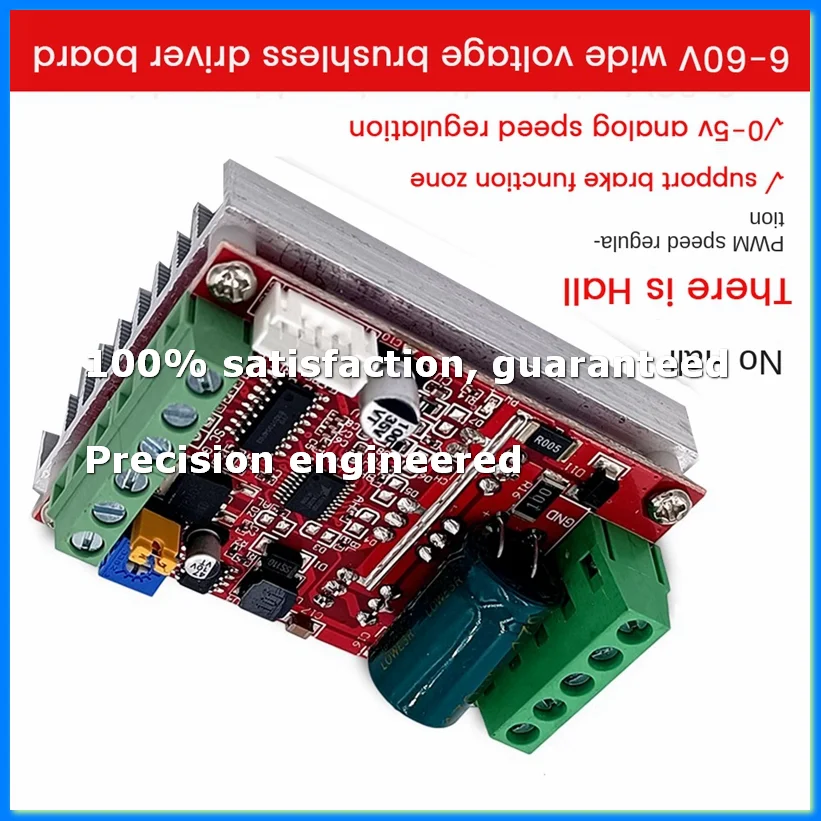 6-60V BLDC Three Phase DC Brushless Motor Controller 400W PWM Hall Motor Control Driver Board(Without Hall)-A73M
6-60V BLDC Three Phase DC Brushless Motor Controller 400W PWM Hall Motor Control Driver Board(Without Hall)-A73M
