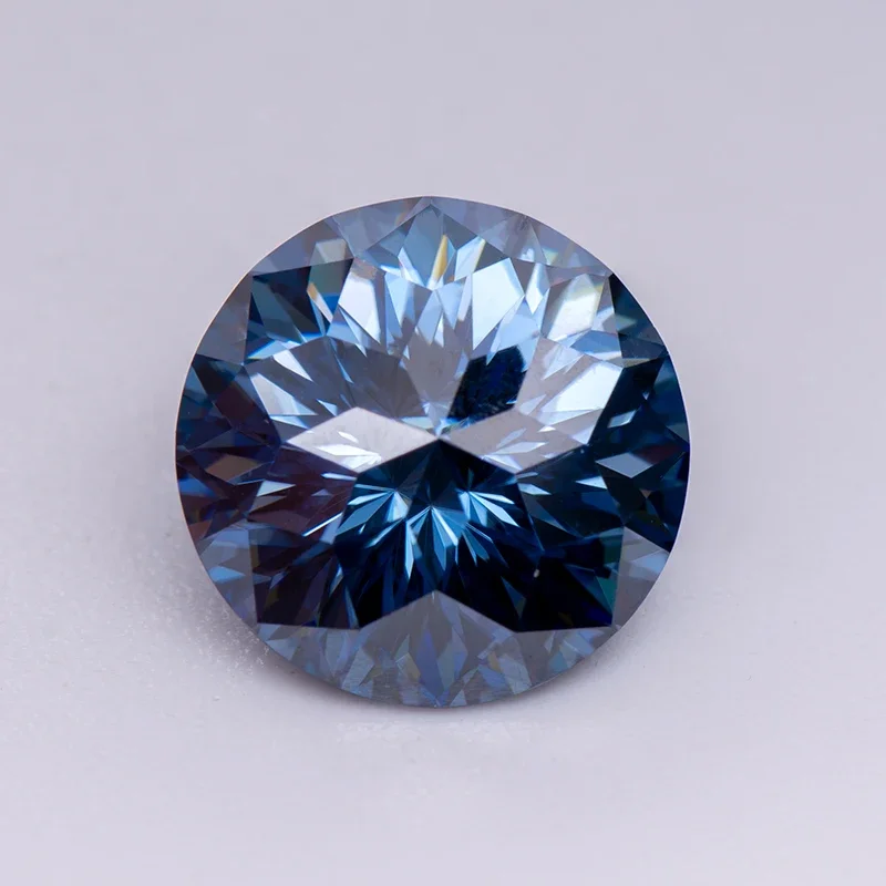 Moissanite Stone Round Shape Special Emperor General Cut Primary Colours Royal Blue Lab Grown Gemstones with GRA Certificate
Moissanite Stone Round Shape Special Emperor General Cut Primary Colours Royal Blue Lab Grown Gemstones with GRA Certificate