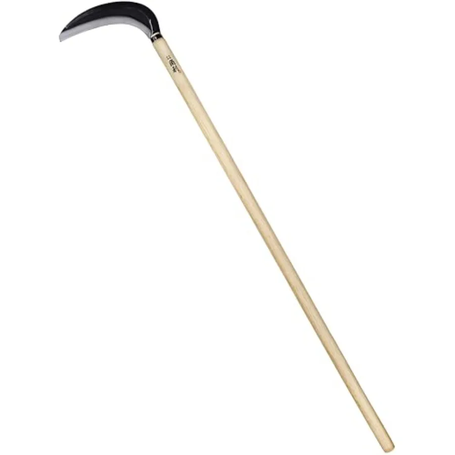 Japanese Weeding Sickle with Long Handle 45 Thick Blade Grass Cutting Tool Stand Up Razor Sharp Carbon Steel Blade Made in Japa
Japanese Weeding Sickle with Long Handle 45 Thick Blade Grass Cutting Tool Stand Up Razor Sharp Carbon Steel Blade Made in Japa