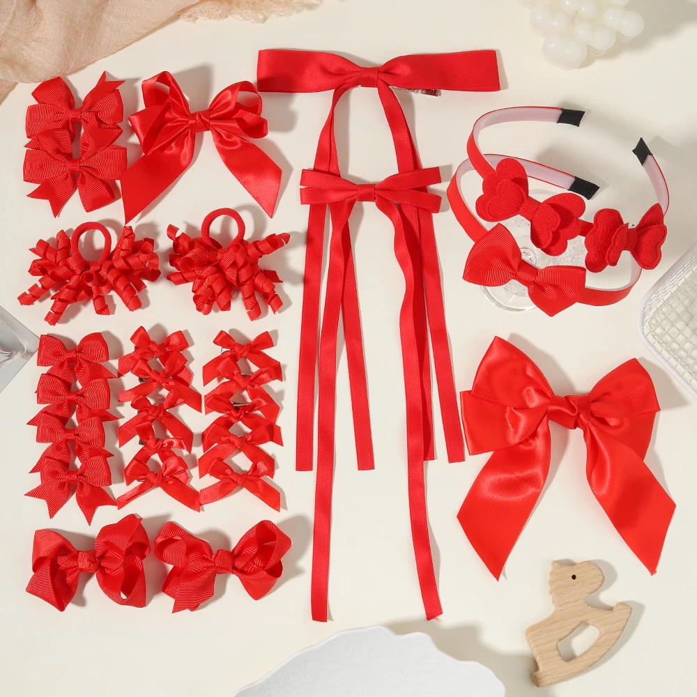 57pcs/set Children's Bow Hair Accessories Bow Hair Clips Headbands Elastic Headbands for Girls BabiesTeenagers' Hair Accessories
57pcs/set Children's Bow Hair Accessories Bow Hair Clips Headbands Elastic Headbands for Girls BabiesTeenagers' Hair Accessories