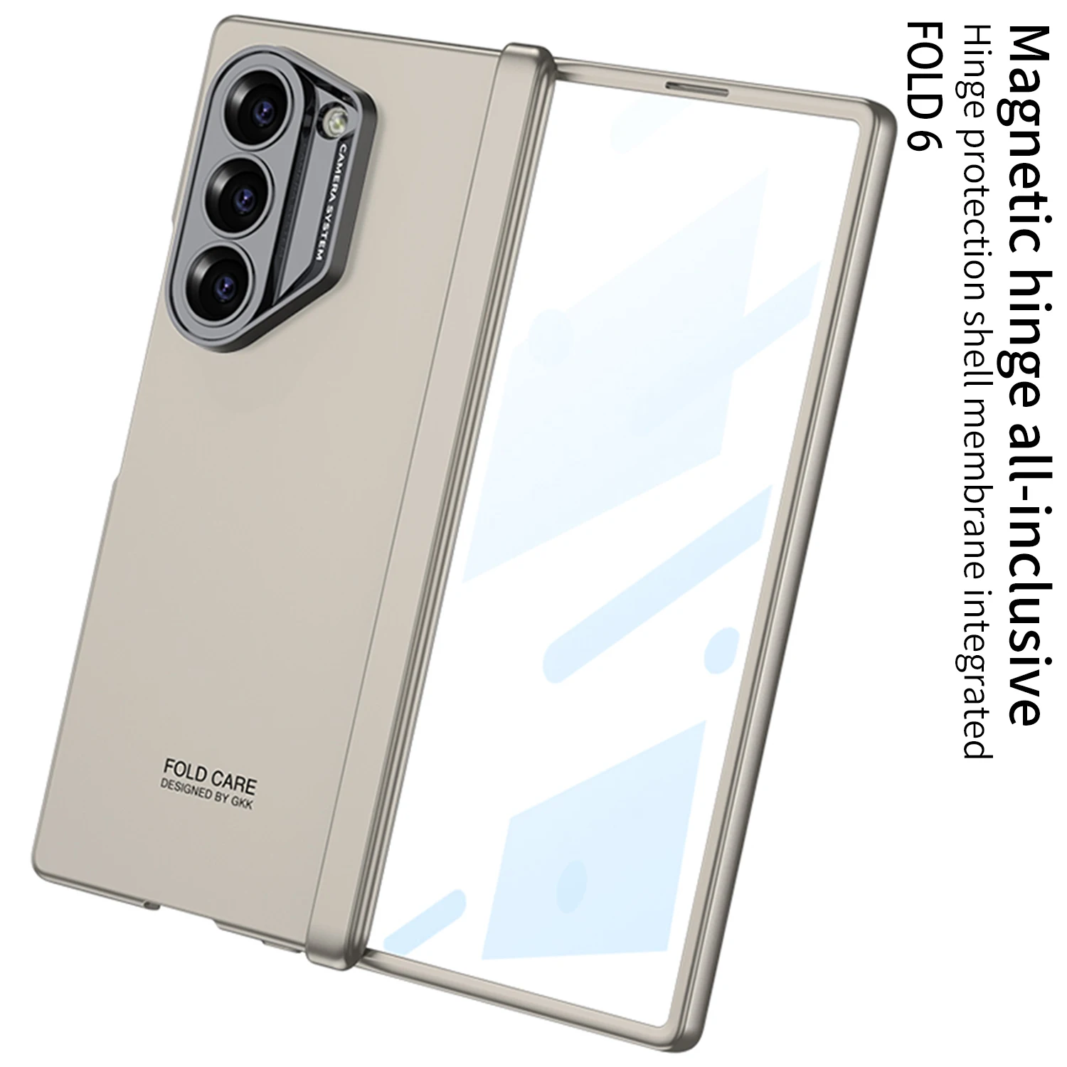 Magnetic Hinge Plating Camera Protective Case for Samsung Galaxy Z Fold 6 Screen Glass Matte Hard Cover for Galaxy Z Fold 6 Case
Magnetic Hinge Plating Camera Protective Case for Samsung Galaxy Z Fold 6 Screen Glass Matte Hard Cover for Galaxy Z Fold 6 Case