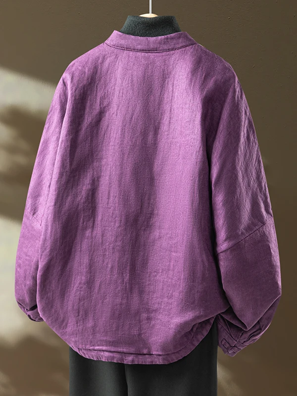 Женская хлопковая куртка в стиле ретро, легкая повседневная куртка с воротником-стойкой и застежкой на пуговицы, длинный свек фиолетового цвета, весенний Au...
Женская хлопковая куртка в стиле ретро, легкая повседневная куртка с воротником-стойкой и застежкой на пуговицы, длинный свек фиолетового цвета, весенний Au...