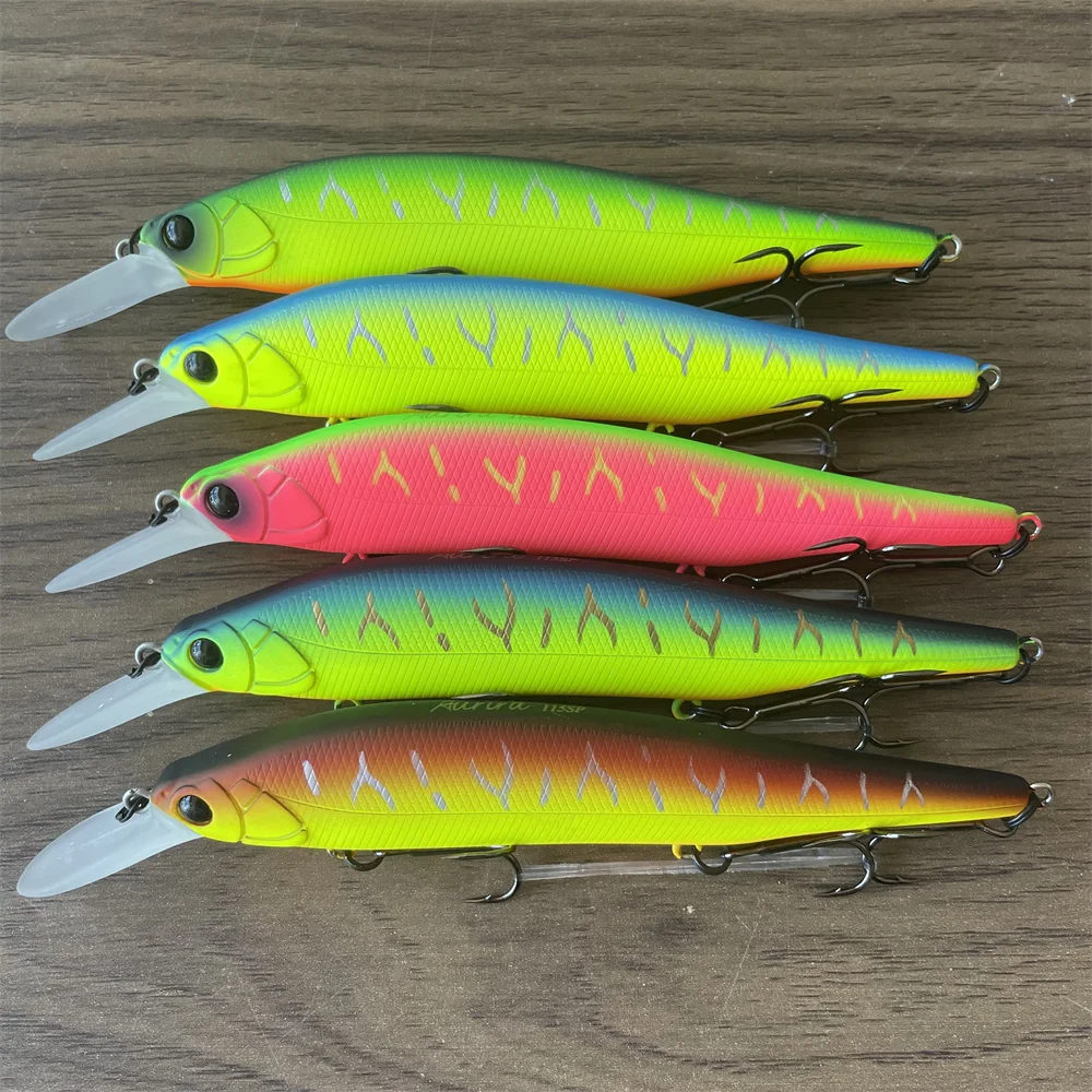 TSURINOYA 5PCS 18.5g 115mm 115S NYX SinKing Minnow Jerkbait Tungsten Weight System Artificial Professional Fishing Lure
TSURINOYA 5PCS 18.5g 115mm 115S NYX SinKing Minnow Jerkbait Tungsten Weight System Artificial Professional Fishing Lure