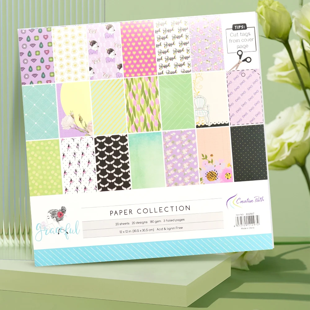 Creative Path 12 Inch Scrapbooking Papers Supplies Crafts Journaling Materials Cardmaking Decoration 20 Sheets DIY 305x305mm
Creative Path 12 Inch Scrapbooking Papers Supplies Crafts Journaling Materials Cardmaking Decoration 20 Sheets DIY 305x305mm
