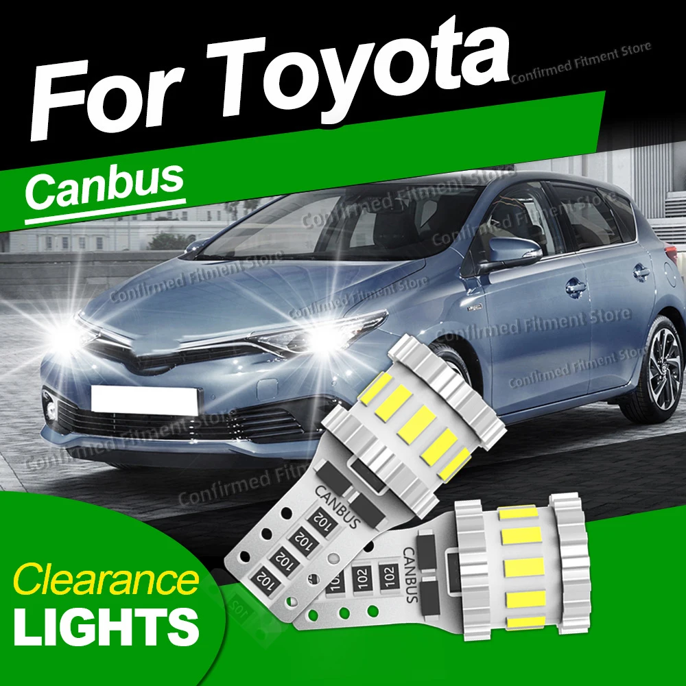 Автомобильный светодиодный габаритный фонарь T10 Canbus для Toyota Auris Avensis Avalon Aygo Corolla FJ Cruiser Hiace Hilux Highlander Land Cruiser
Автомобильный светодиодный габаритный фонарь T10 Canbus для Toyota Auris Avensis Avalon Aygo Corolla FJ Cruiser Hiace Hilux Highlander Land Cruiser