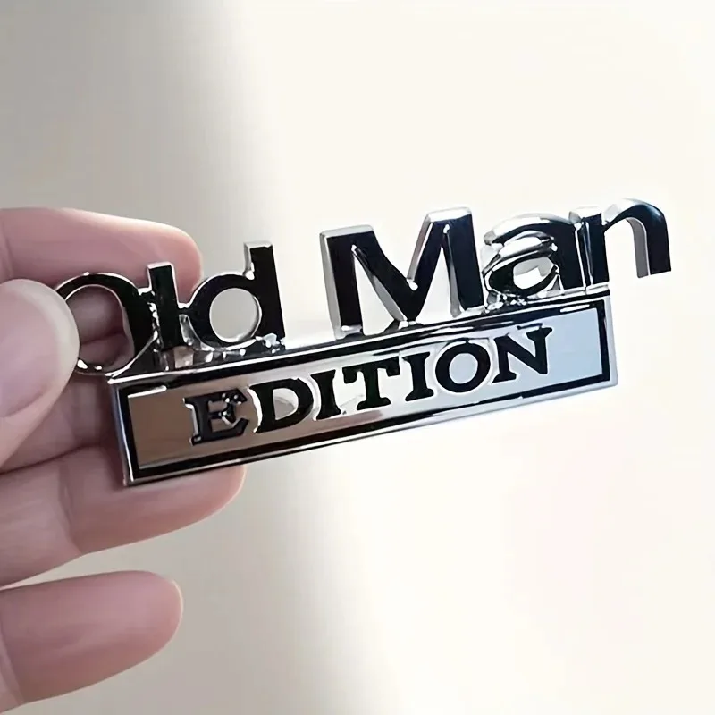 Old Man Edition 3D Emblem Sticker Badge Fender Funny Decals Car Truck Replacement Door Decoration for Universal Car SUV
Old Man Edition 3D Emblem Sticker Badge Fender Funny Decals Car Truck Replacement Door Decoration for Universal Car SUV