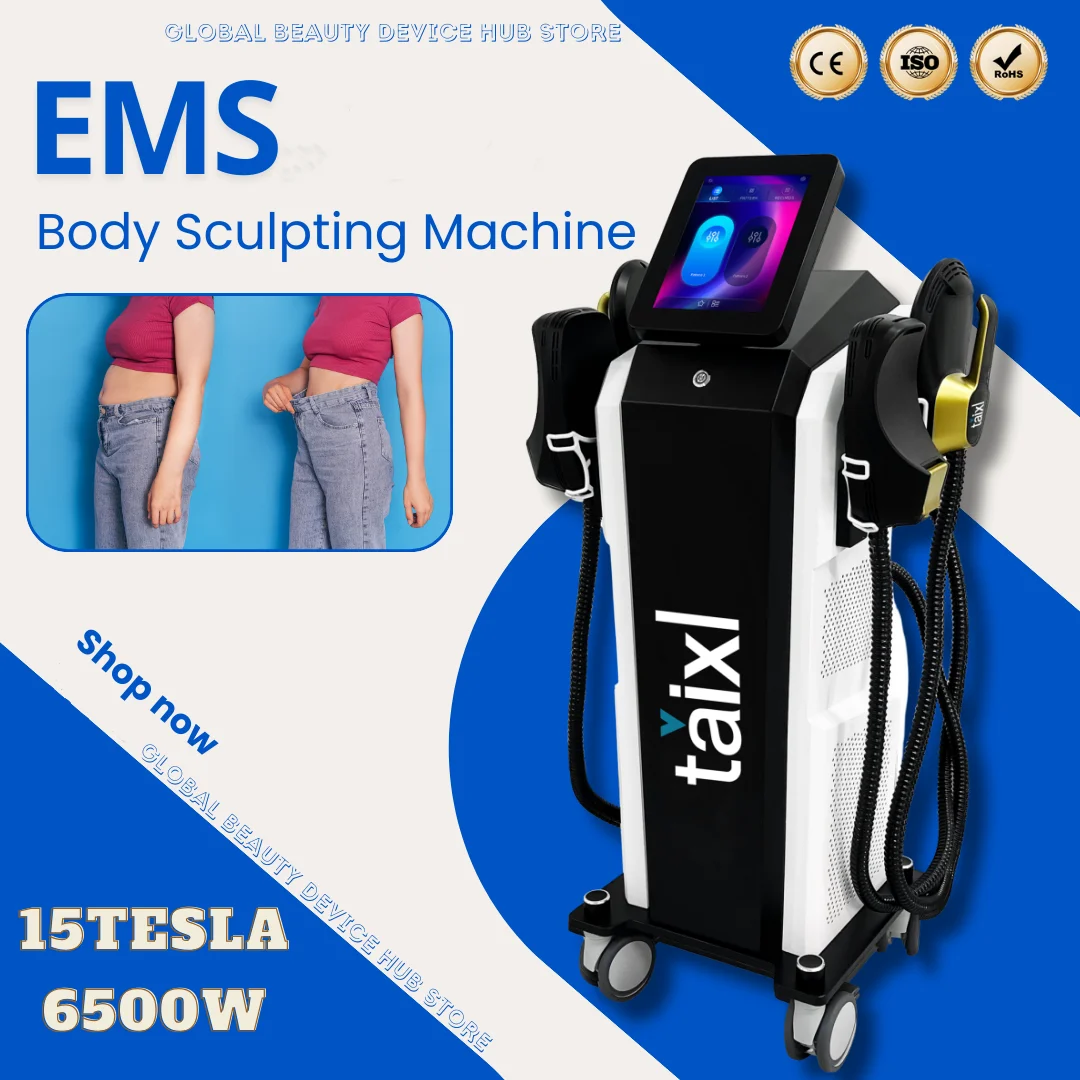 EMS Neo Body Sculpting Machine Muscle Shaping 15 Tesla 6500W EMS Radio Frequency RF Muscle Stimulator Device
EMS Neo Body Sculpting Machine Muscle Shaping 15 Tesla 6500W EMS Radio Frequency RF Muscle Stimulator Device