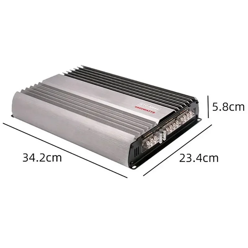2025CTC668 Car Power Amplifier 4-channel 6800W High-power Car Audio Modification Amplifier
2025CTC668 Car Power Amplifier 4-channel 6800W High-power Car Audio Modification Amplifier