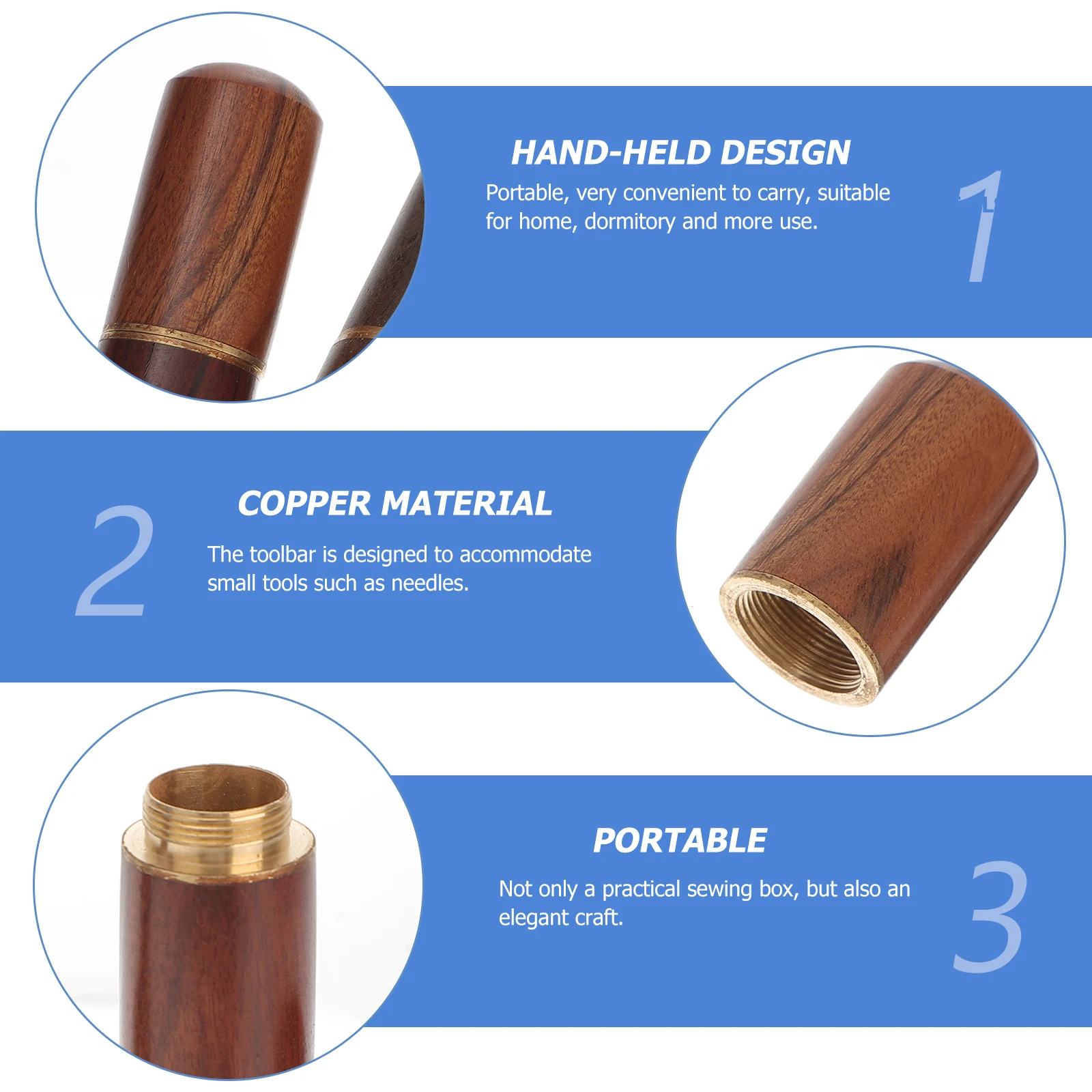 4Pcs Sewing ganizer Wooden Sewing Needle Box Copper Storage Box H held Portable Craft Tool Case Accessories Supply Small
4Pcs Sewing ganizer Wooden Sewing Needle Box Copper Storage Box H held Portable Craft Tool Case Accessories Supply Small