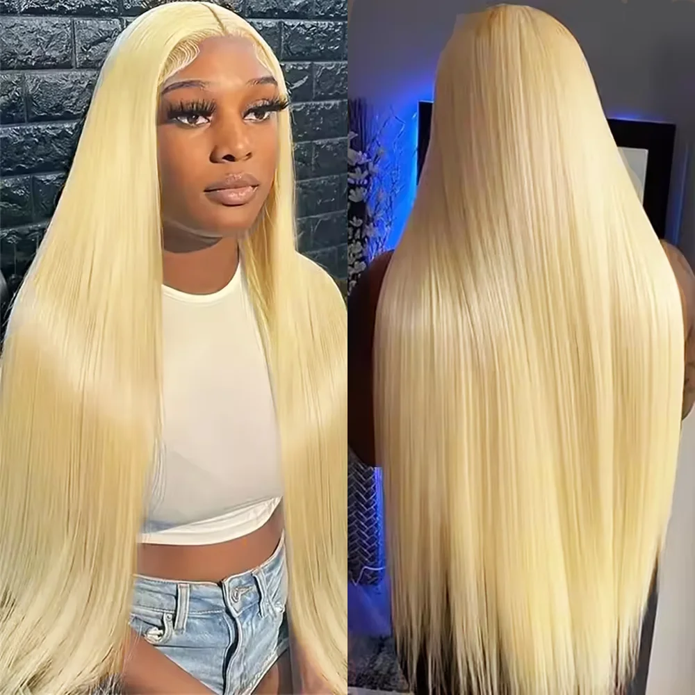 200 Density 613 Blonde Straight HD 13x4 13x6 HD Transparent Lace Front Wig Human Hair Pre Plucked Wig For Women 18-40 Inche
200 Density 613 Blonde Straight HD 13x4 13x6 HD Transparent Lace Front Wig Human Hair Pre Plucked Wig For Women 18-40 Inche
