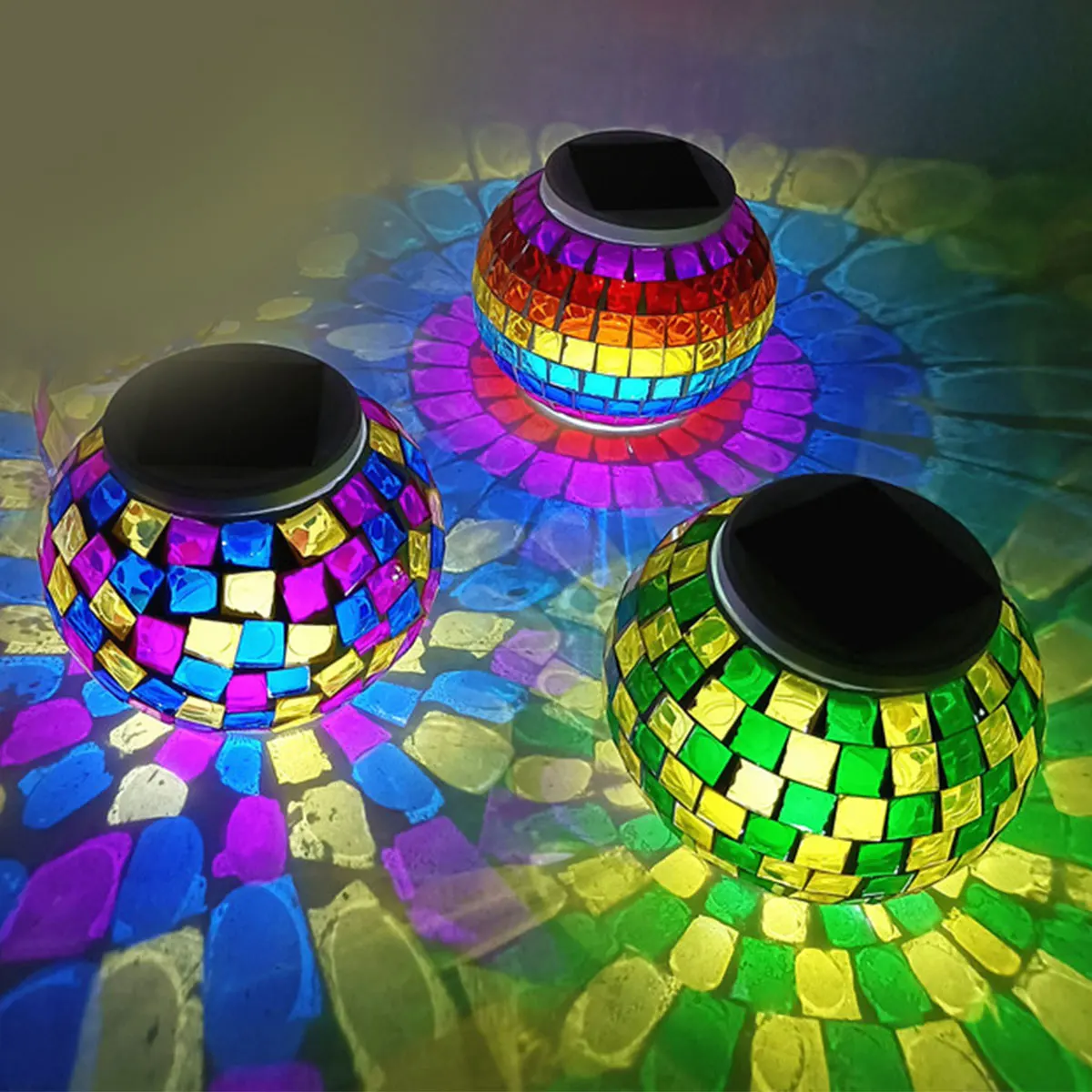 Mosaic LED Solar Hollow Light, Outdoor Waterproof Lawn Lamp, Colorful Changing Yard, Balcony Lamps, 2023
Mosaic LED Solar Hollow Light, Outdoor Waterproof Lawn Lamp, Colorful Changing Yard, Balcony Lamps, 2023