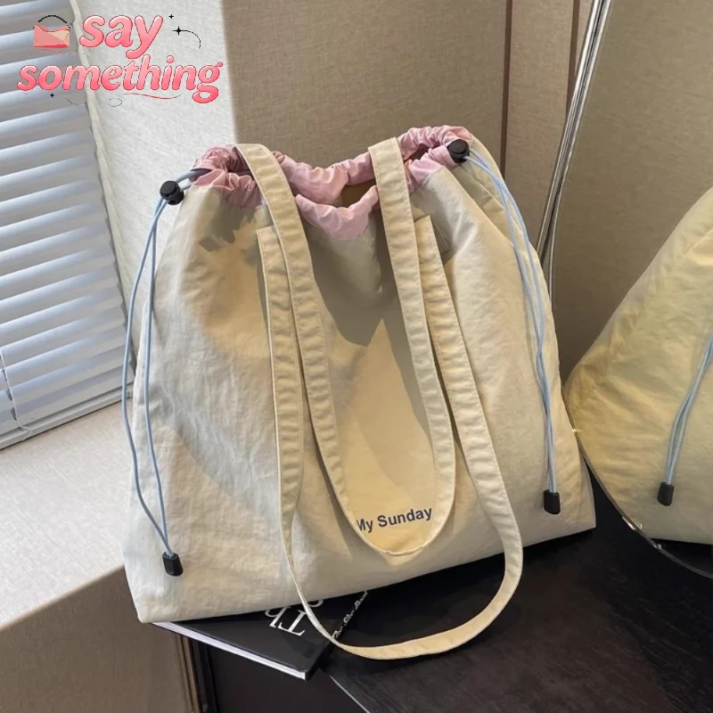 Lightweight Durable Large Capacity Tote Bag Women Handbag Fashion Large Capacity Tote Bag Canvas Drawstring Shoulder Bag
Lightweight Durable Large Capacity Tote Bag Women Handbag Fashion Large Capacity Tote Bag Canvas Drawstring Shoulder Bag
