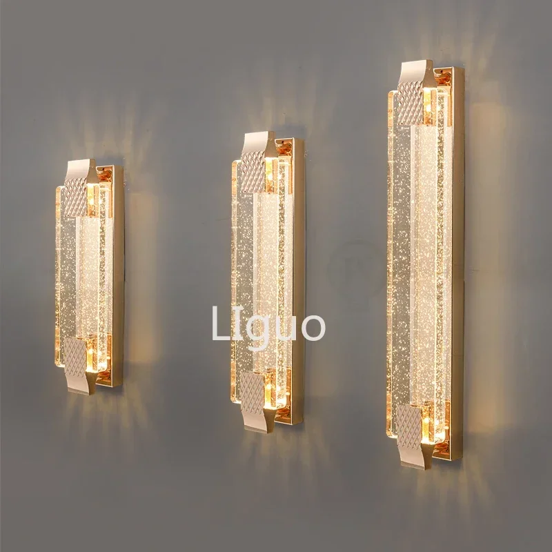 Modern Rectangular Bubble Crystal Wall LampDimming LED, Bedroom Bedside Lamp living room TV Wall Decorative Lighting
Modern Rectangular Bubble Crystal Wall LampDimming LED, Bedroom Bedside Lamp living room TV Wall Decorative Lighting