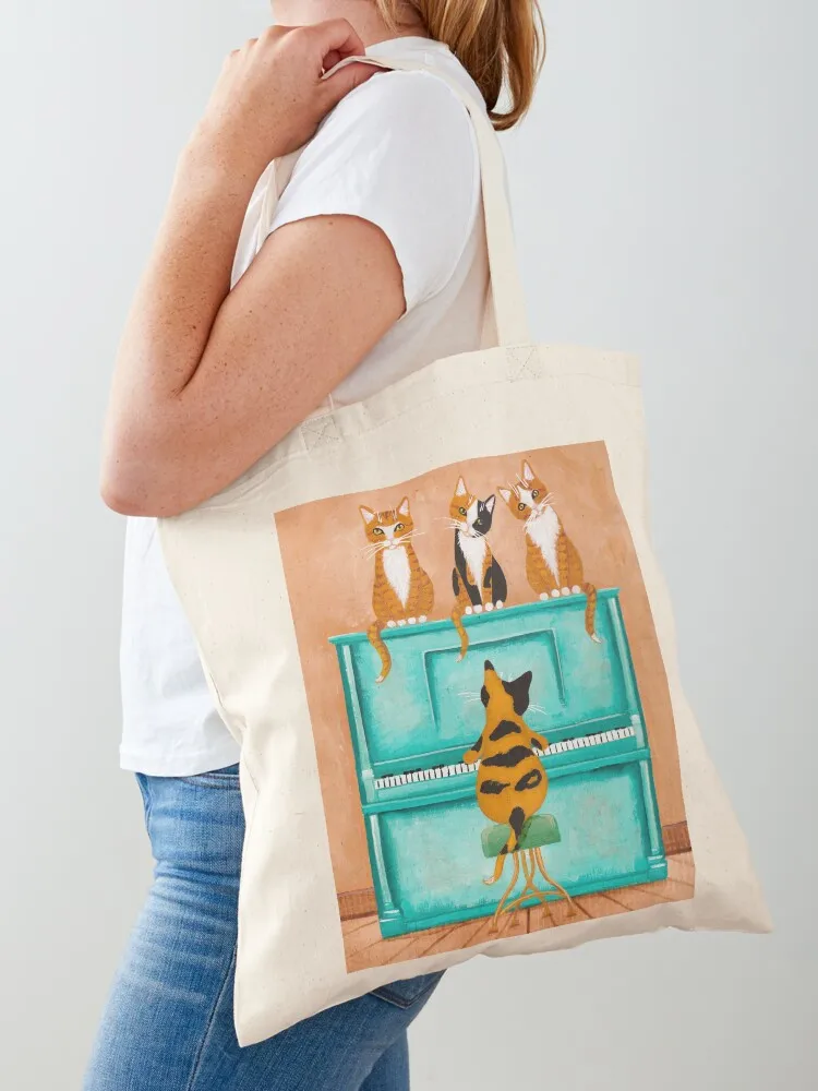 A Purrfect Piano Purrformance Tote Bag reusable shopping bags tote bags cloth bags Lady for women
A Purrfect Piano Purrformance Tote Bag reusable shopping bags tote bags cloth bags Lady for women