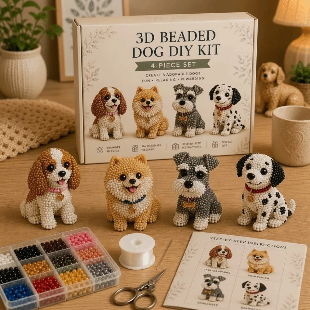 Tiny Beads 3D Beaded Animal Kit Cute Design Creative Craft Bead Weaving Kit Animal Shape Handmade Bead Art Kit Gift Giving
Tiny Beads 3D Beaded Animal Kit Cute Design Creative Craft Bead Weaving Kit Animal Shape Handmade Bead Art Kit Gift Giving