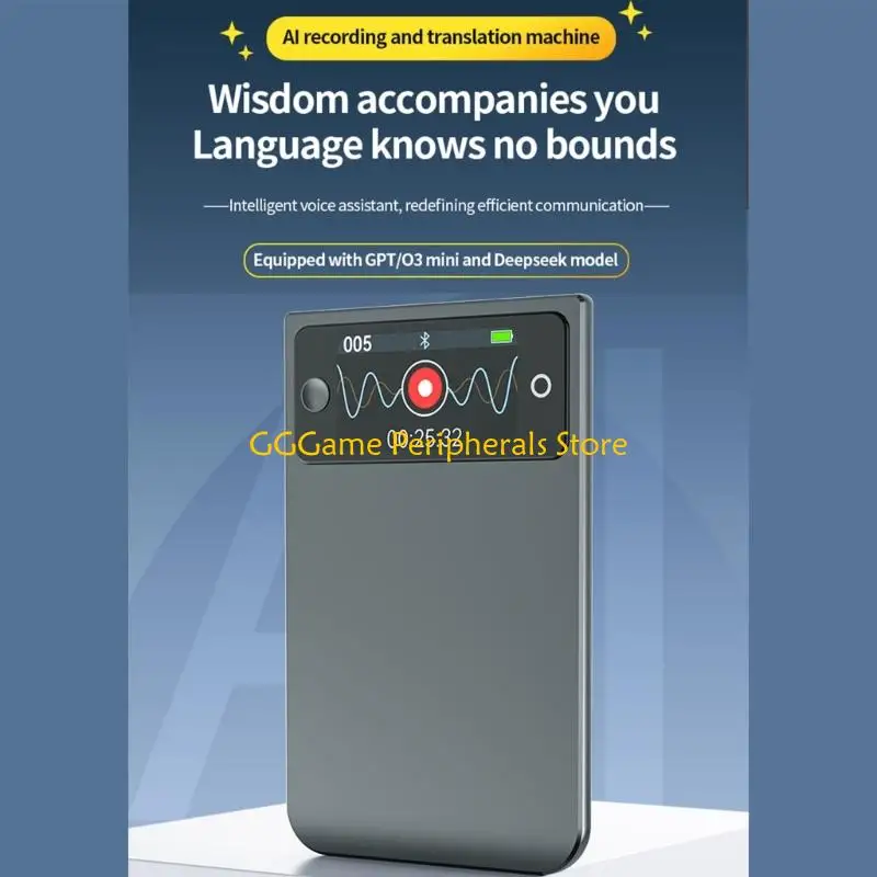 U55B Mount Voice Recorder AI Technology Speech to Text Translation Real Time Digital Voice Recorder for Travel
U55B Mount Voice Recorder AI Technology Speech to Text Translation Real Time Digital Voice Recorder for Travel