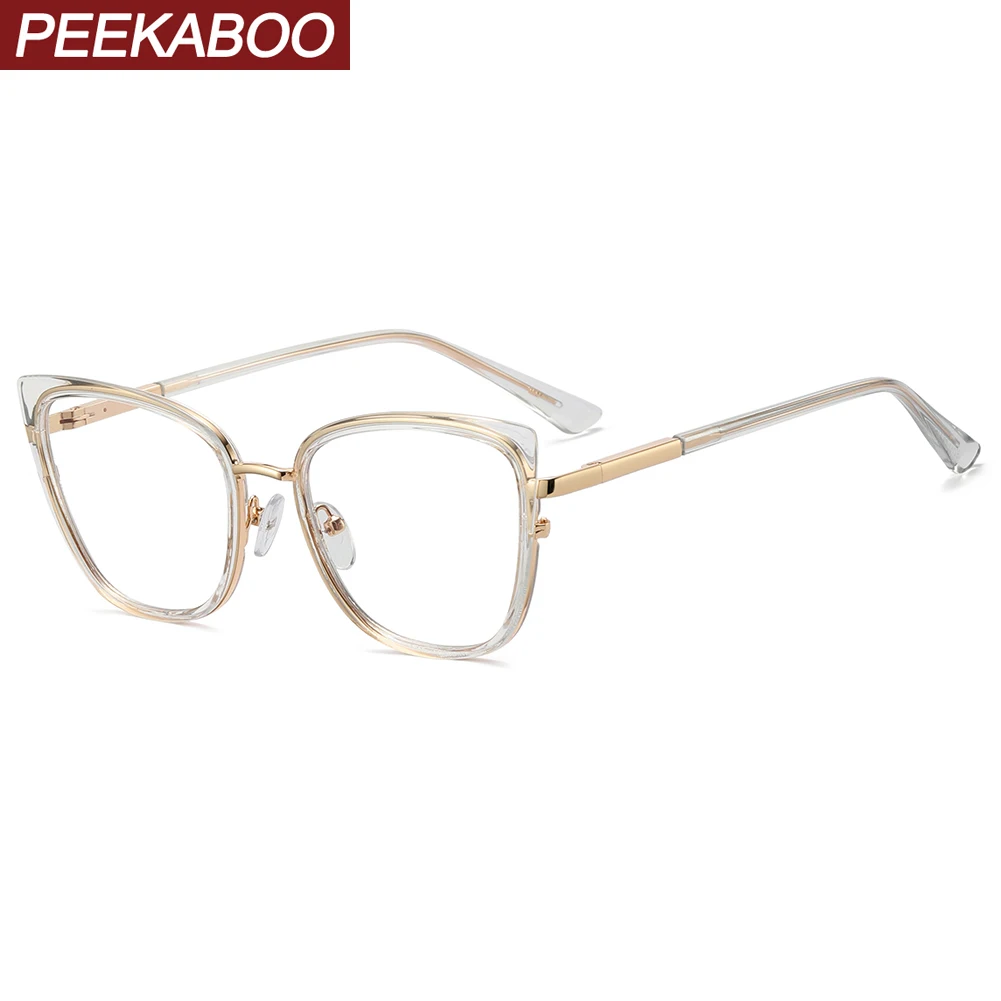 Peekaboo TR90 квадратные очки с защитой от синего света, полуметаллическая модная оправа для очков «кошачий глаз», женские прозрачные линзы, женский подарок, прозрачные
Peekaboo TR90 квадратные очки с защитой от синего света, полуметаллическая модная оправа для очков «кошачий глаз», женские прозрачные линзы, женский подарок, прозрачные