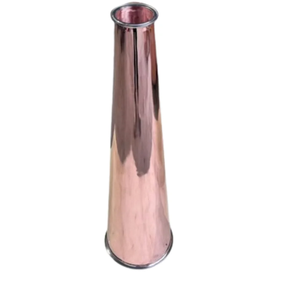 3"OD(91mm)X1.5"OD(50.5mm) Long Type Tri-clamp Copper Reducer For Homebrewing Distillation,Height-500mm,Wall Thickness 2mm
3"OD(91mm)X1.5"OD(50.5mm) Long Type Tri-clamp Copper Reducer For Homebrewing Distillation,Height-500mm,Wall Thickness 2mm