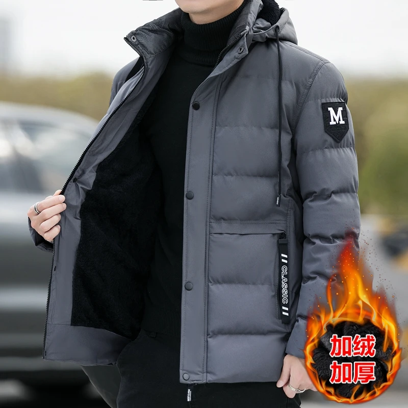 Warm Parka Clothes Thicken Fleece Zipper Mens Hooded Jackets Men Warm Winter Coat Men Plus Size New Waterproof Winter Jacket Men
Warm Parka Clothes Thicken Fleece Zipper Mens Hooded Jackets Men Warm Winter Coat Men Plus Size New Waterproof Winter Jacket Men