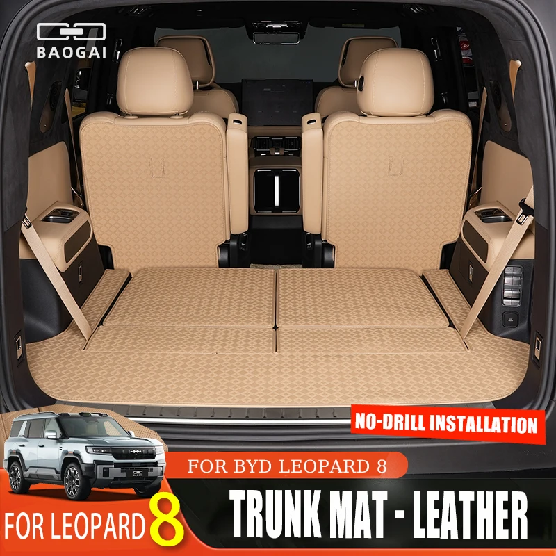 For BYD Leopard 8 Special Trunk Mat Full Enclosure Rear Trunk Liner 6/7-Seat Backrest Pad Interior Refitting Accessories
For BYD Leopard 8 Special Trunk Mat Full Enclosure Rear Trunk Liner 6/7-Seat Backrest Pad Interior Refitting Accessories