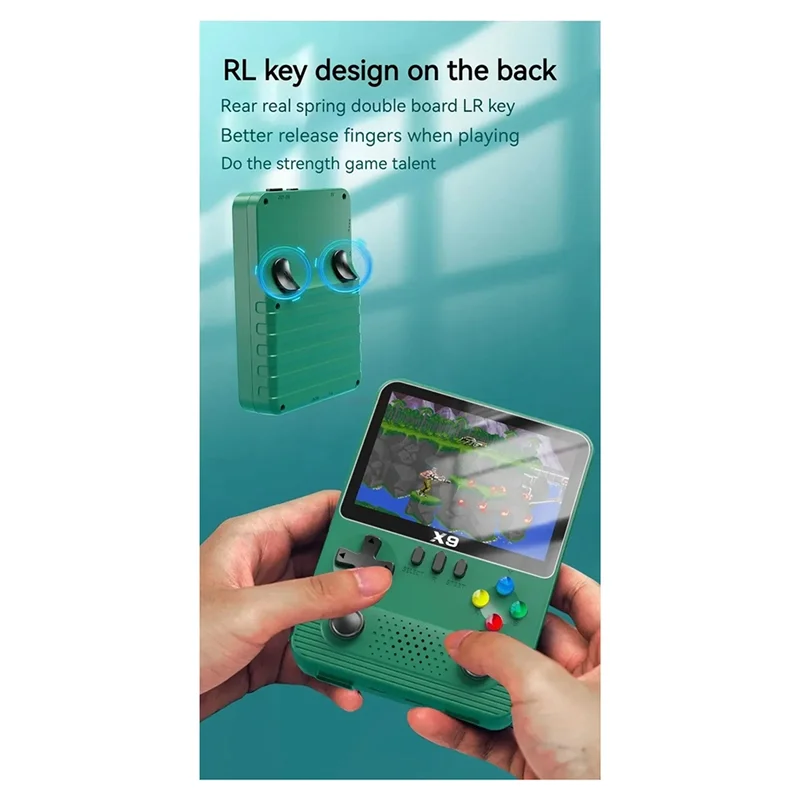 X9 Handheld Game Console 3.5 Inch 10000 Games Arcade Game 6000Mah With Power Bank Function For GBA NES 11 Simulators Durable C
X9 Handheld Game Console 3.5 Inch 10000 Games Arcade Game 6000Mah With Power Bank Function For GBA NES 11 Simulators Durable C
