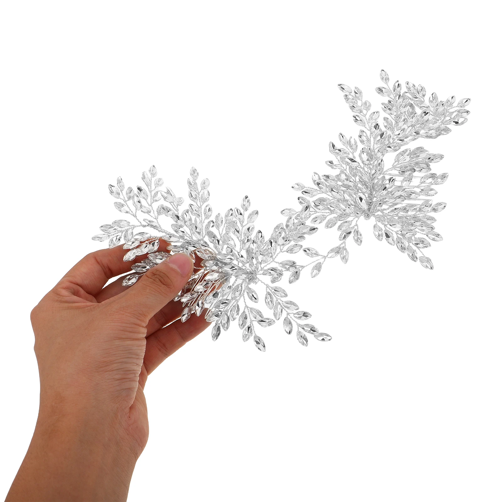 Bridal Hair Accessories Combs for Women Headdress Wedding Silver Bride Clasp Crystal Miss
Bridal Hair Accessories Combs for Women Headdress Wedding Silver Bride Clasp Crystal Miss