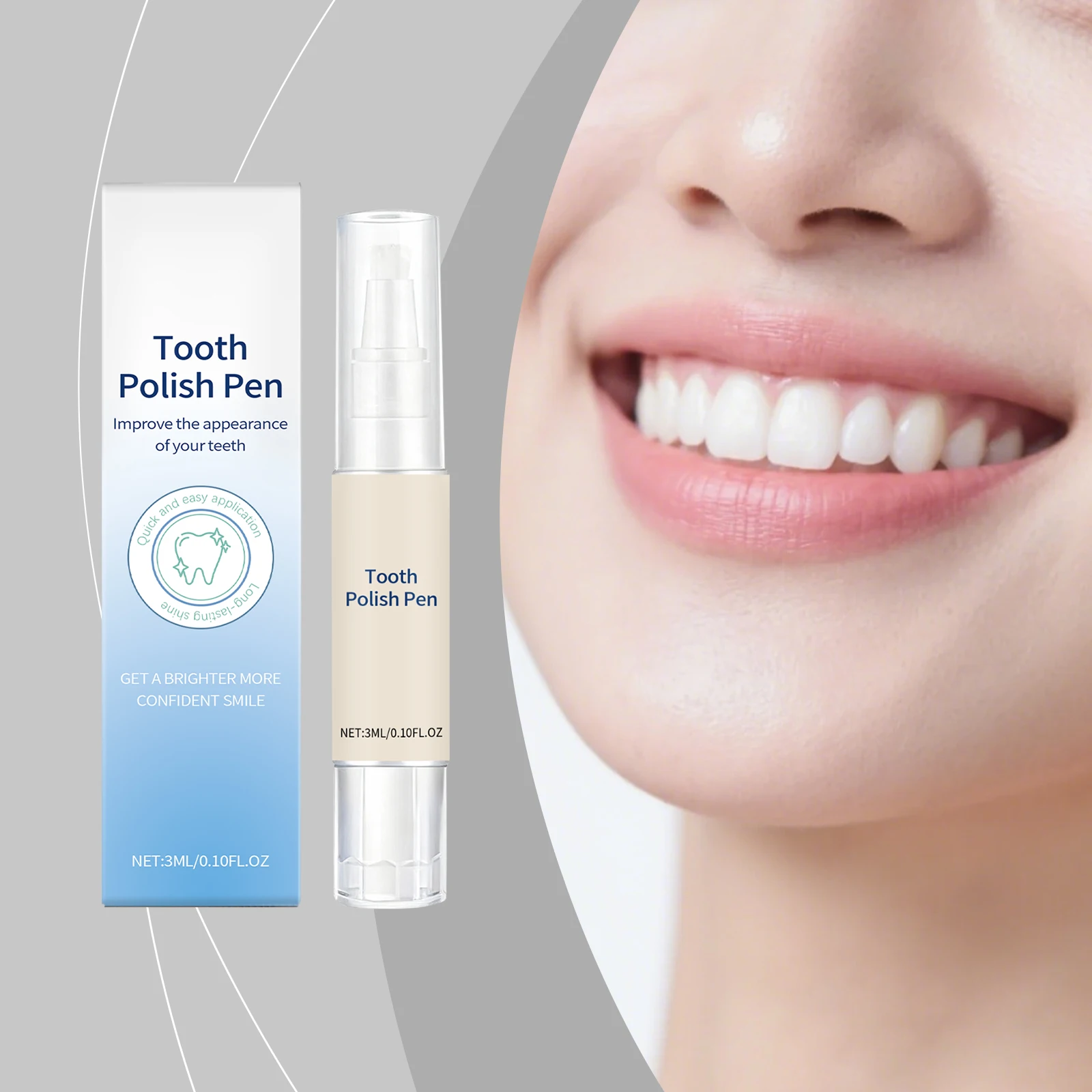 Ручка для чистки зубов, средство для полировки, уменьшает пятна, освежает дыхание и придает естественный блеск поверхности зубов.
Ручка для чистки зубов, средство для полировки, уменьшает пятна, освежает дыхание и придает естественный блеск поверхности зубов.