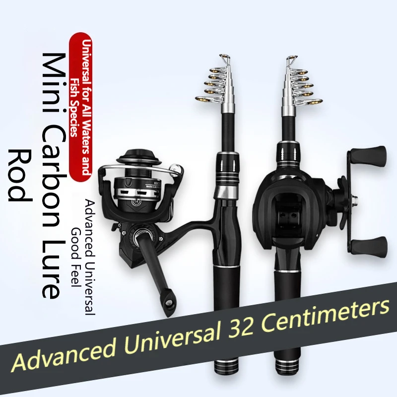 Mini Telescopic Fishing Rods 1.6M-2.7M Carbon Fiber Spinning Rod or Baitcasting Rod Portable Travel Long Cast Rods for Lure
Mini Telescopic Fishing Rods 1.6M-2.7M Carbon Fiber Spinning Rod or Baitcasting Rod Portable Travel Long Cast Rods for Lure