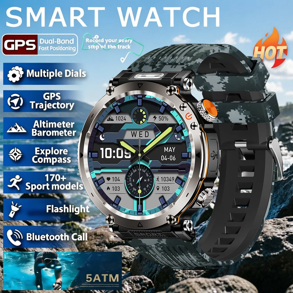 Новые смарт-часы 2026 года: водонепроницаемость IP68, LED-фонарик, детектор подделок, Bluetooth-звонки, спортивные режимы для активного отдыха, 600 мАч, 1.70 дюйма
Новые смарт-часы 2026 года: водонепроницаемость IP68, LED-фонарик, детектор подделок, Bluetooth-звонки, спортивные режимы для активного отдыха, 600 мАч, 1.70 дюйма