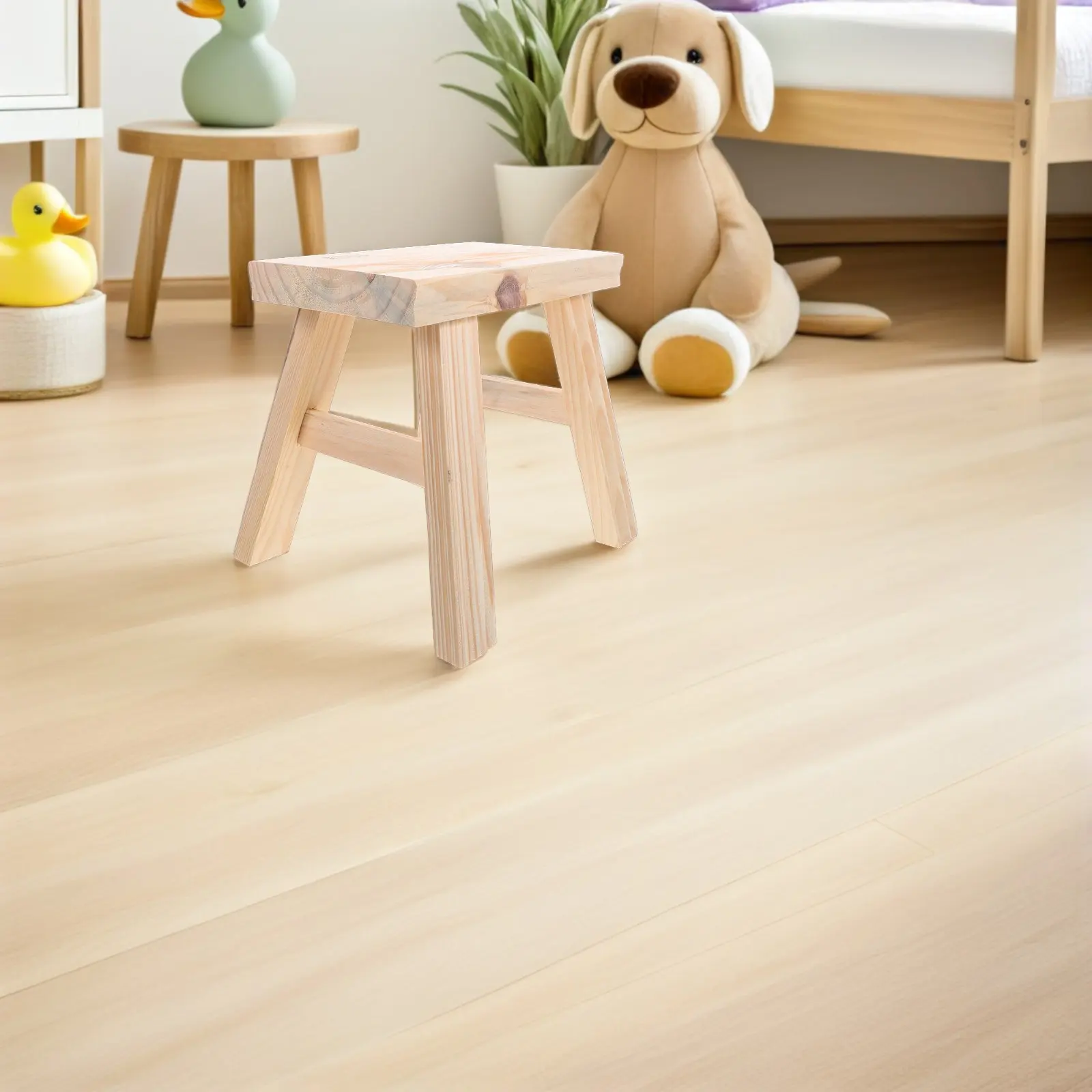 Solid Wood Stool Natural Rounded Edge Step Stool for Kitchen Bathroom Bedroom Potty Training Small Wooden Footstool
Solid Wood Stool Natural Rounded Edge Step Stool for Kitchen Bathroom Bedroom Potty Training Small Wooden Footstool