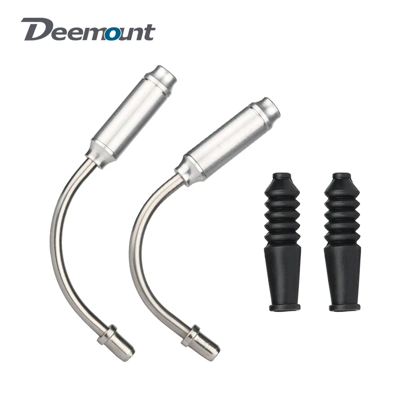 Deemount 2-6PCS Bike V-Brake Cable Guide Tube 90-110 Angle ABS Optional W/ Rubber Sleeve Stainless Steel Pipe Bicycle Brake Part
Deemount 2-6PCS Bike V-Brake Cable Guide Tube 90-110 Angle ABS Optional W/ Rubber Sleeve Stainless Steel Pipe Bicycle Brake Part