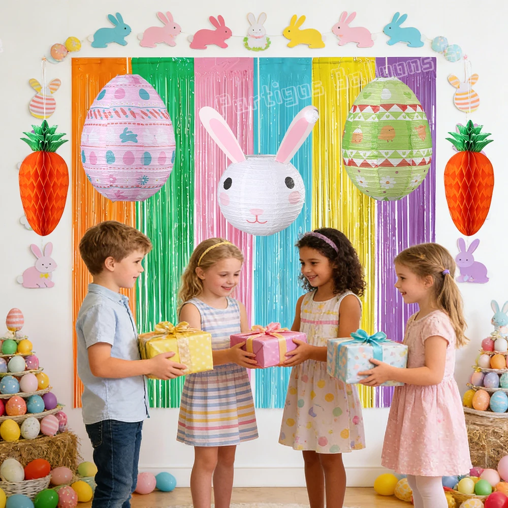 Easter Decorations Bunny Lantern Rabbit Egg Carrot Festival Paper Hanging Ornaments Spring Yard Lantern Easter Party Supplies
Easter Decorations Bunny Lantern Rabbit Egg Carrot Festival Paper Hanging Ornaments Spring Yard Lantern Easter Party Supplies