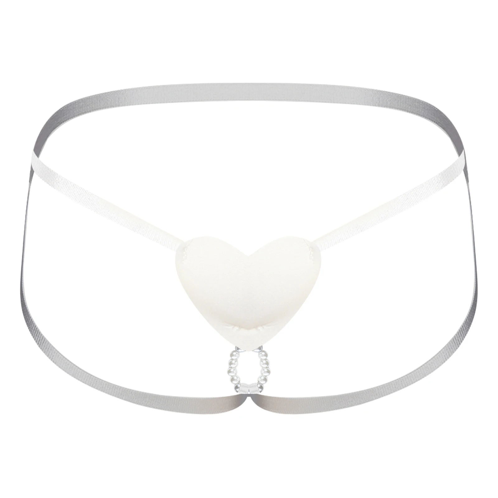 Spaghetti Strap G String Thong for Men Hollow Out Heart Patch Faux Pearl Ring Micro Briefs Panty Tempting Lingerie Nightwear
Spaghetti Strap G String Thong for Men Hollow Out Heart Patch Faux Pearl Ring Micro Briefs Panty Tempting Lingerie Nightwear