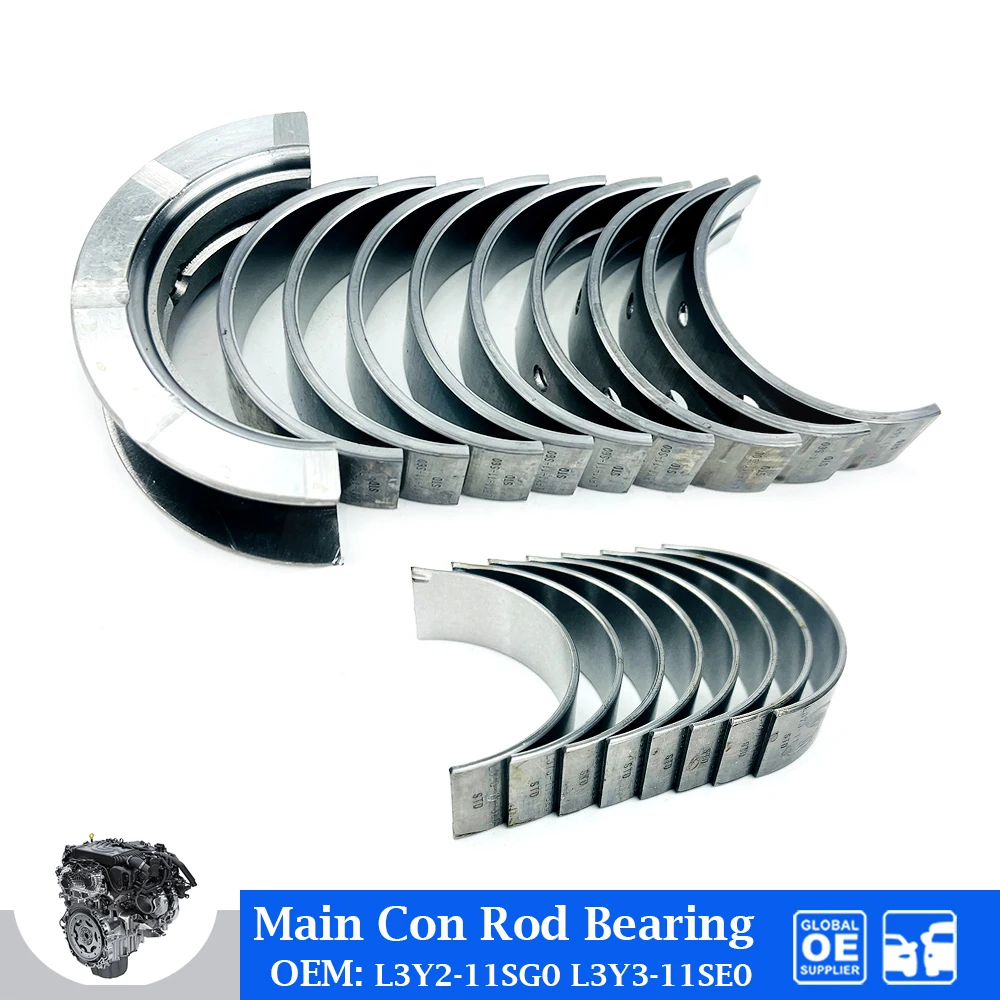 Подшипник главного шатуна коленчатого вала STD для Ford Mondeo Winning 2.3, автозапчасти двигателя, автомобильные аксессуары L3Y2-11SG0 L3Y3-11SE0
Подшипник главного шатуна коленчатого вала STD для Ford Mondeo Winning 2.3, автозапчасти двигателя, автомобильные аксессуары L3Y2-11SG0 L3Y3-11SE0