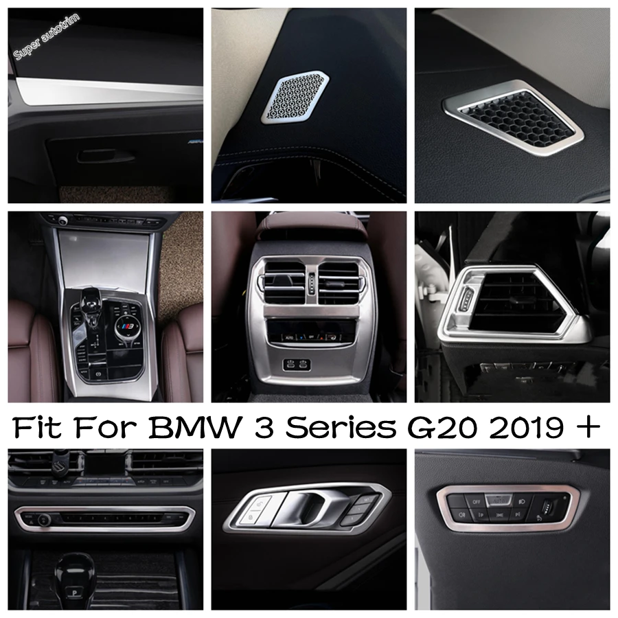 Car Dashboard AC Air Conditioning Vent / Head Light / Handle Bowl / Gear Shift Panel Cover Trim For BMW 3 Series G20 2019 - 2024
Car Dashboard AC Air Conditioning Vent / Head Light / Handle Bowl / Gear Shift Panel Cover Trim For BMW 3 Series G20 2019 - 2024