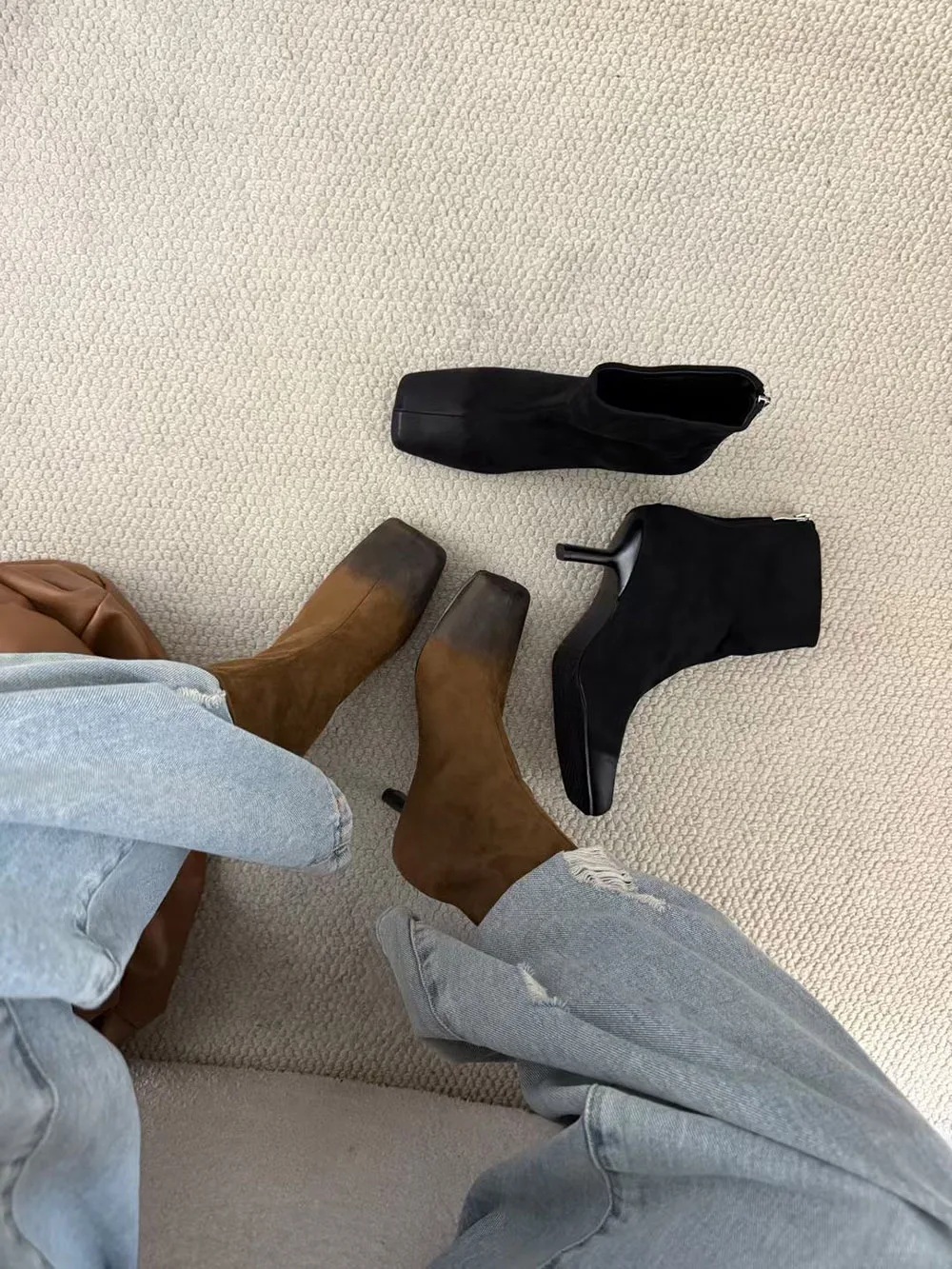 Square Toe Women Ankle Boots Sock Bootie 2026 New Arrivals Fashion Dress Pumps Thin High Heels Black Khaki Dress Shoes Woman 39
Square Toe Women Ankle Boots Sock Bootie 2026 New Arrivals Fashion Dress Pumps Thin High Heels Black Khaki Dress Shoes Woman 39