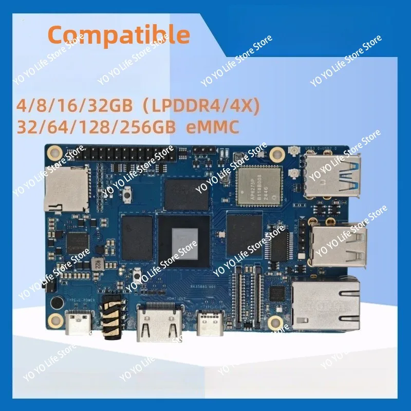 Replace RK3588S development board 8 core self-developed main board 6TOPS computing power
Replace RK3588S development board 8 core self-developed main board 6TOPS computing power