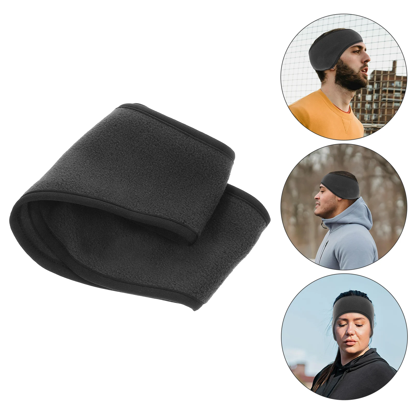 Thickened Fleece Warmers Winter Muffs Men Women Cold Weather Running Cycling Adjustable Unisex Cover Windproof Warm Headband 
Thickened Fleece Warmers Winter Muffs Men Women Cold Weather Running Cycling Adjustable Unisex Cover Windproof Warm Headband