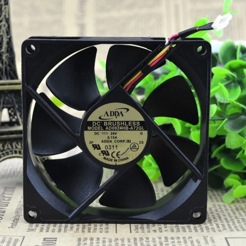 Y 1 шт. новый для ADDA AD0924HB-A72GL 24 В 0,15 А 3-проводной инверторный охлаждающий вентилятор # QW.
Y 1 шт. новый для ADDA AD0924HB-A72GL 24 В 0,15 А 3-проводной инверторный охлаждающий вентилятор # QW.