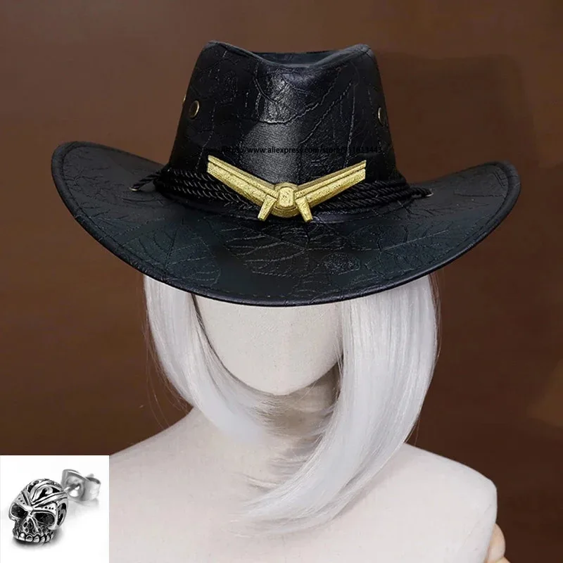Парик из волос OW Ashe, ковбойские шляпы в стиле вестерн, игра для косплея, аниме-реквизит, зажим для ушей, серьги gkl/6 
Парик из волос OW Ashe, ковбойские шляпы в стиле вестерн, игра для косплея, аниме-реквизит, зажим для ушей, серьги gkl/6