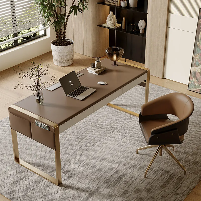 PYJ Italian light luxury modern simple home study living room designer high-end desk
PYJ Italian light luxury modern simple home study living room designer high-end desk