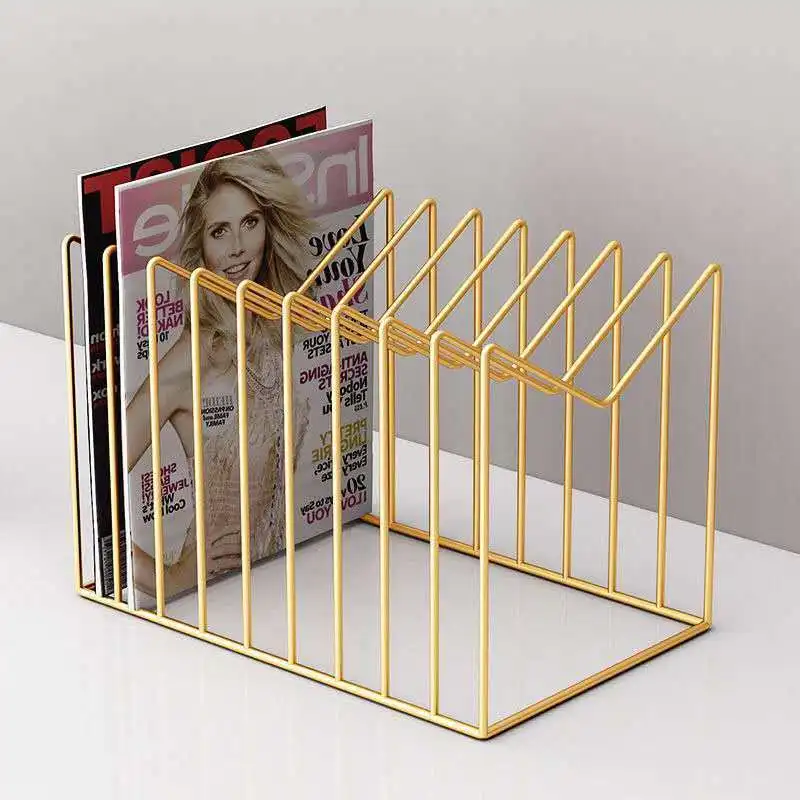 Metal Bookshelf Desktop Storage Rack, Iron Book Clip, Book Stand, Small Magazine And Newspaper Storage Rack
Metal Bookshelf Desktop Storage Rack, Iron Book Clip, Book Stand, Small Magazine And Newspaper Storage Rack