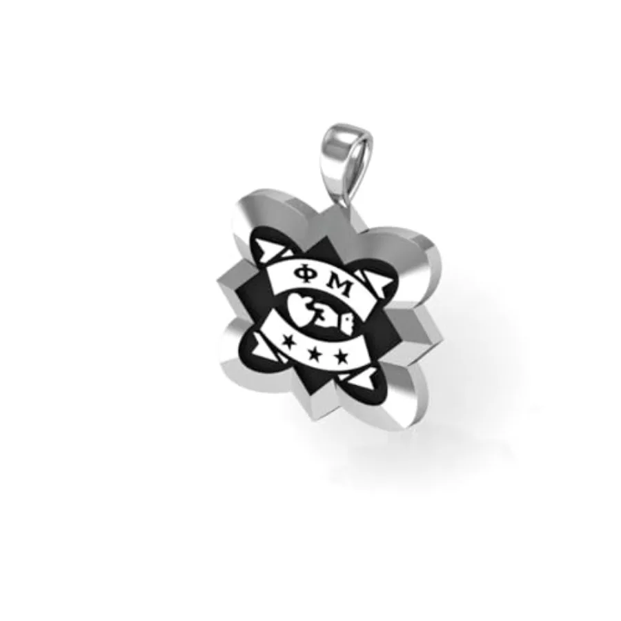 Phi Mu Badge Pins for Women, 925 Sterling Silver Badge Lavalier Jewelry Gifts PM-P006
Phi Mu Badge Pins for Women, 925 Sterling Silver Badge Lavalier Jewelry Gifts PM-P006