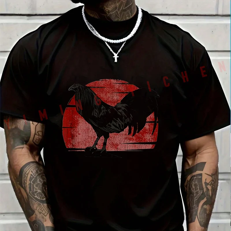2026 Motorbike Men TShirt Casual Vintage Rooster Graphic T-shirt Short Sleeve Summer Chopper Vintage Streetwear Top Tees
2026 Motorbike Men TShirt Casual Vintage Rooster Graphic T-shirt Short Sleeve Summer Chopper Vintage Streetwear Top Tees